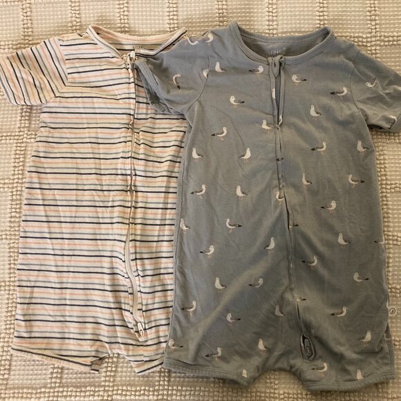 Carter's Little Planet 24M Baby Boy Gender Neutral Organic Cotton Rompers - Picture 1 of 1